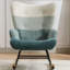 Chaise d'appoint Mid-Century Modern Patchwork