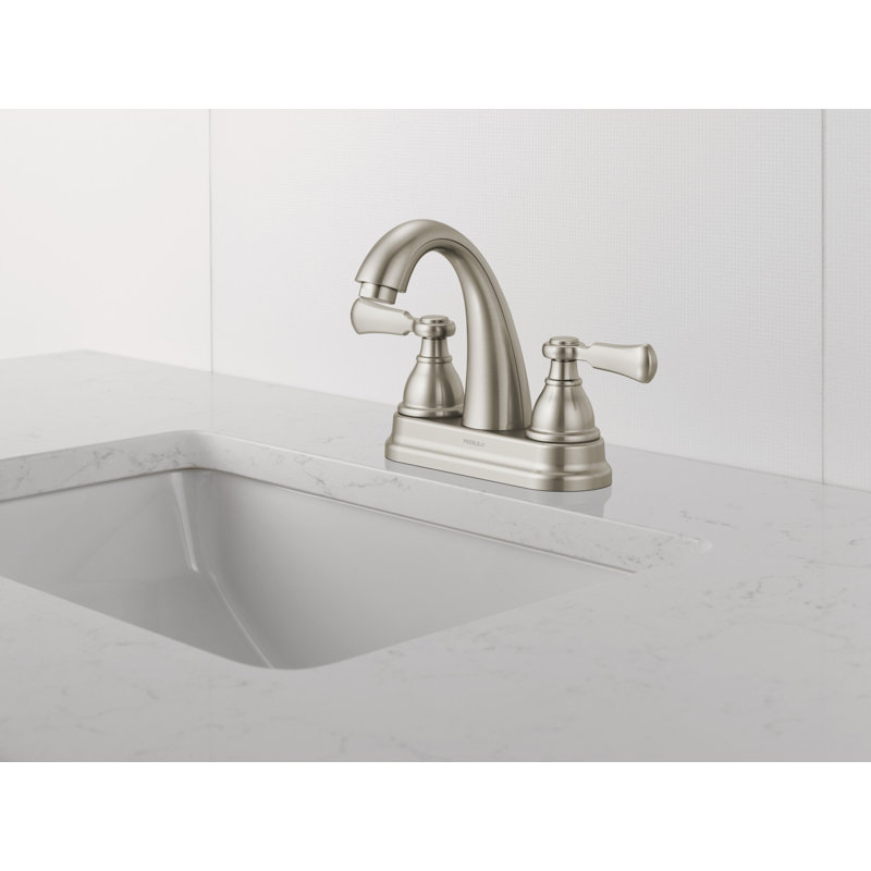 Elmhurst 2-handle Bathroom Faucet with Drain Assembly, Brushed Nickel