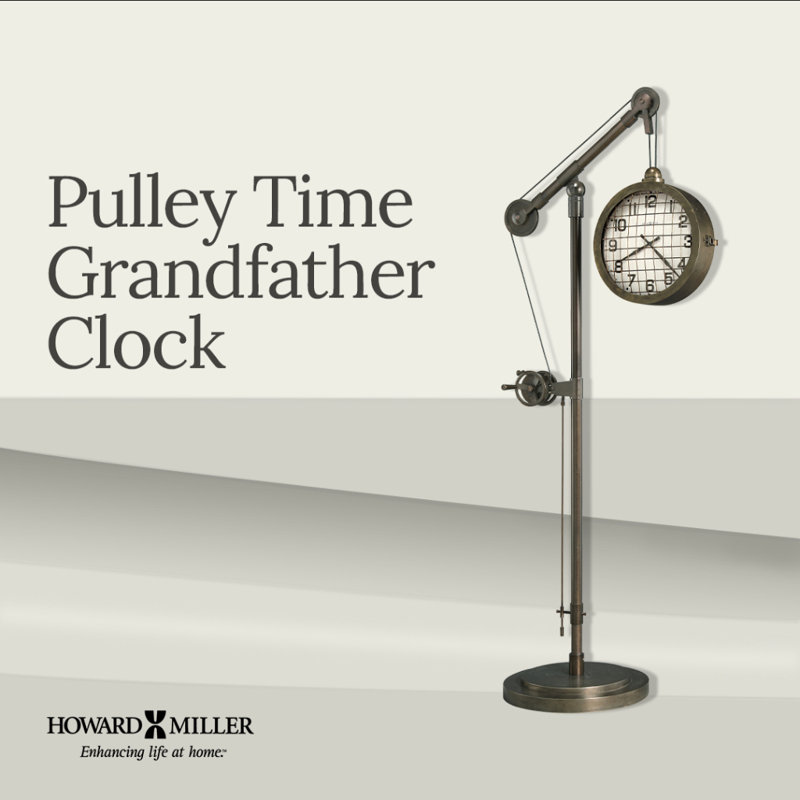 Pulley Time Floor Clock