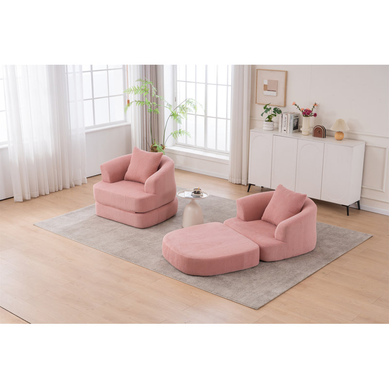 Fauteuil inclinable pliable rose (chaise incluse seulement), Rose