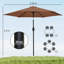 265cm Market Parasol-177391723