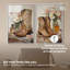 Ensemble de 2 impressions acryliques encadrées « Spur & Bloom » par Art Remedy, style glamour pour chambre d'étudiant.-1504940608-1504940635