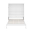 Lit escamotable double avec tablettes