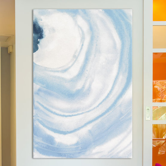 «Watercolor Geode X» par Chris Paschke - reproduction, H 26 po x l 18 po x P 1,5 po, Toile