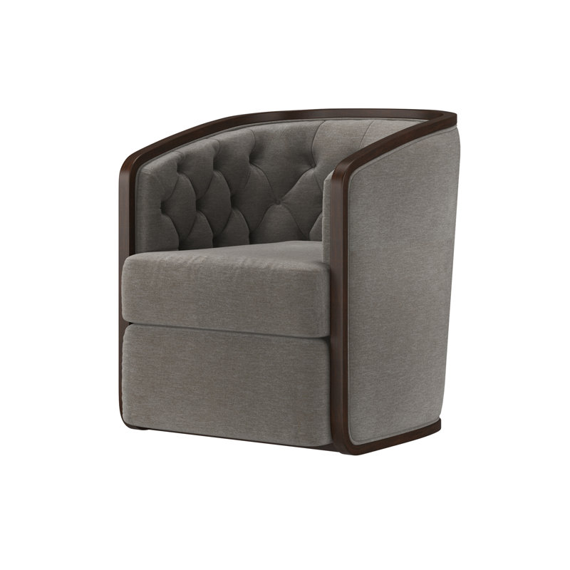 Fauteuil demi-tonneau Thomas, Cambridge, Bond Bonden (tissu performance) 1086-92