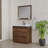 Arjina 36 " W Freestanding Standard Free Standing Single Double Single Vanity Bathroom Vanity With Solid Surface Top-211698729