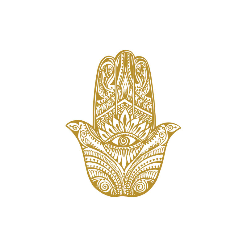 Eli Religious & Spiritual Non-Wall Damaging Wall Decal, Gold