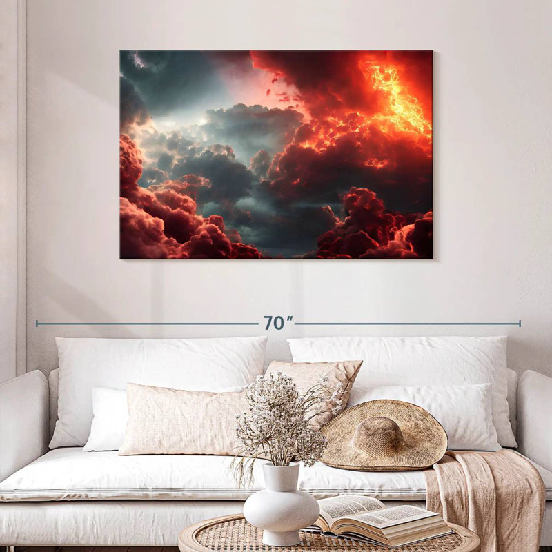 Final Battle Between Hell And Heaven VII, 30" H x 45" W