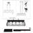 Adjustable 5-Light Farmhouse Industrial Linear Pendant Light Matte Black-1689036461