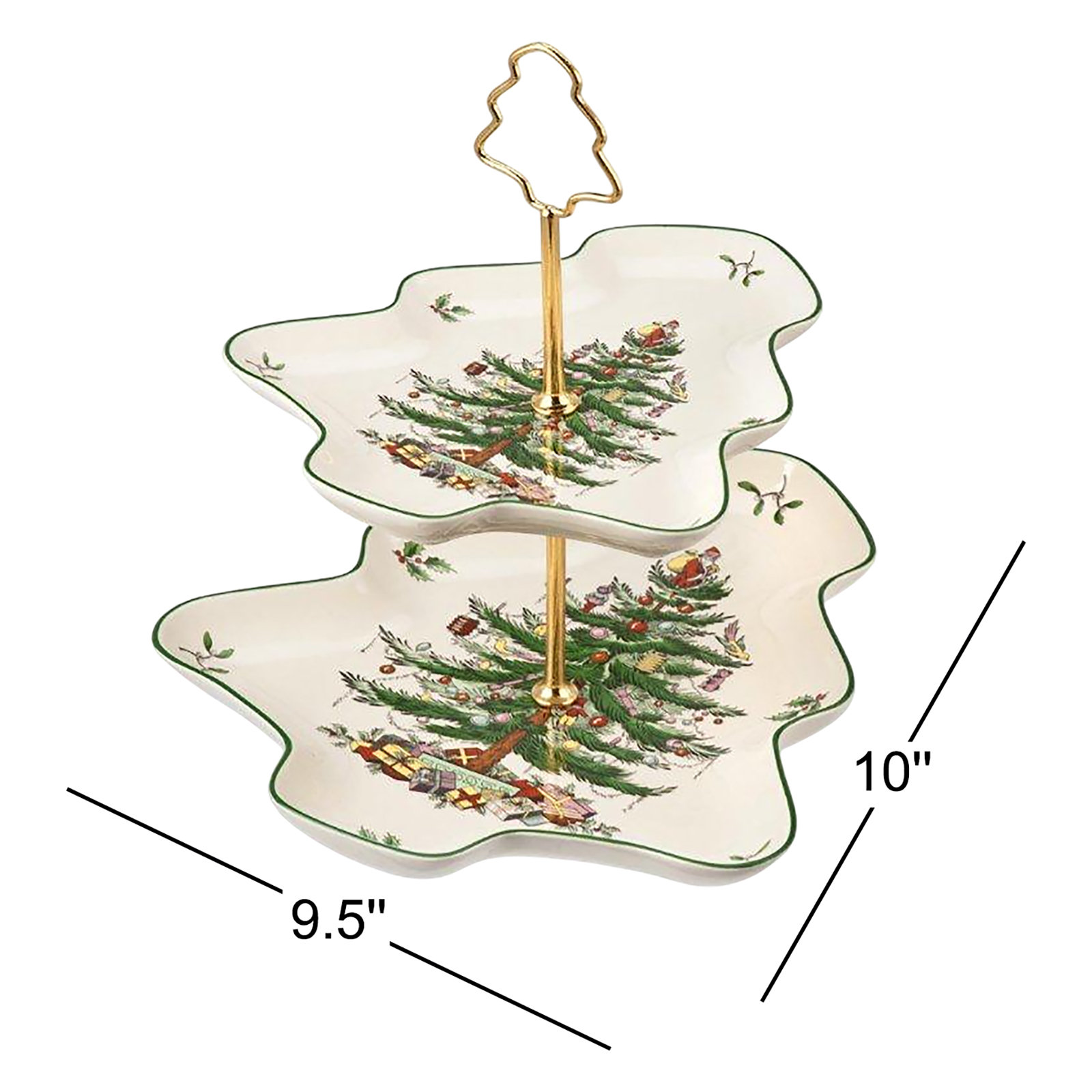 Spode Christmas Tree Tiered Stand