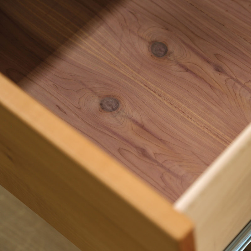 Commode standard 5 tiroirs, Naturel