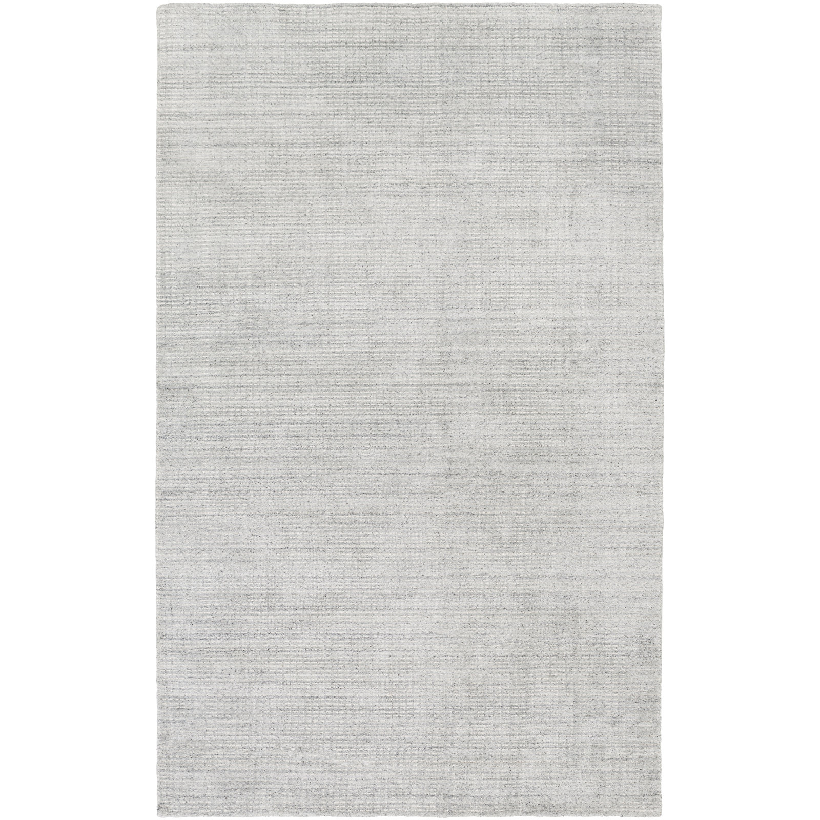 Lilah Light Gray Hand-Knotted Rug, Rectangle 10' x 14'