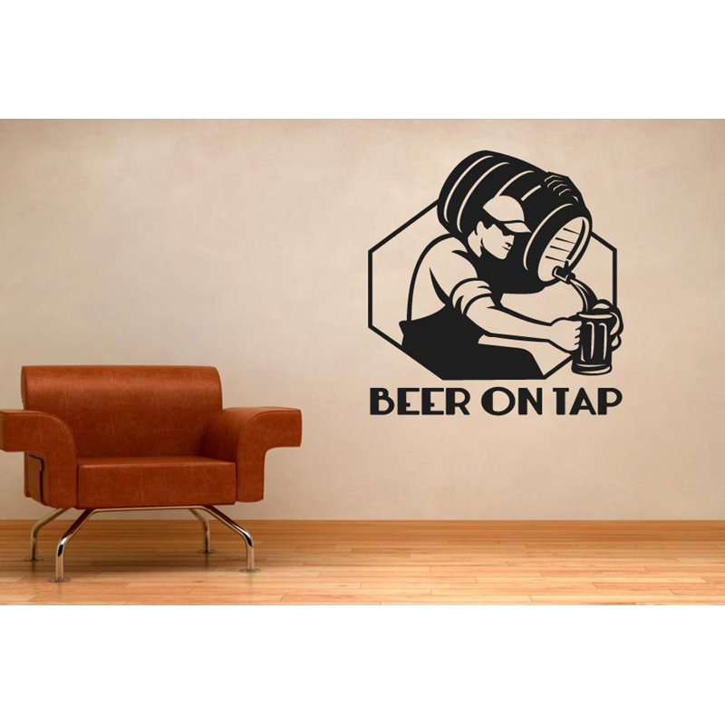 Food & Beverage Wall Decal, Black