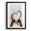 Boxer Amour - Tableau encadré sous verre acrylique, grande décoration murale pour salon-290735768-290735770