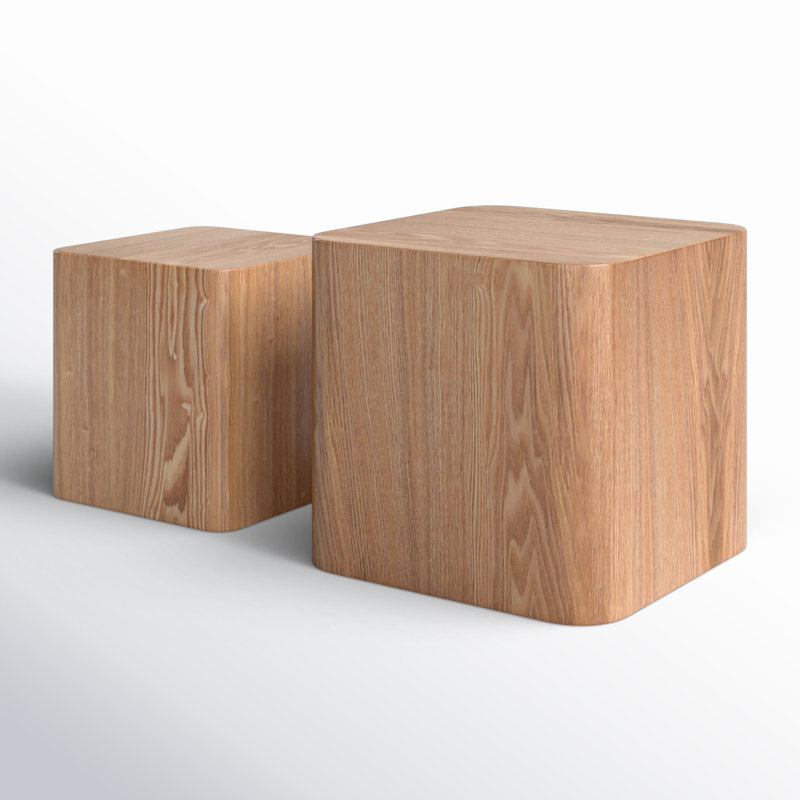 Kelby End Table, Natural Ash