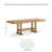Leannah Solid Wood Base Dining Table
