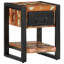 Amijah 35cm W Iron Bedside Table
