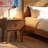 Acacia Sofia Solid Wood Nightstand with Storage Drawer-1558919954