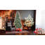 Arbre de Noël 8 pi avec 2850 pointes, baies rouges et pommes de pin - Branches PE + PVC enneigées, conception à charnières pour une installation facile, support en métal robuste - Décoration d'arbre de Noël naturelle-118032750