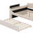 Everlina Full Size Upholstered Daybed with Storage Armrests, Trundle-1724050718