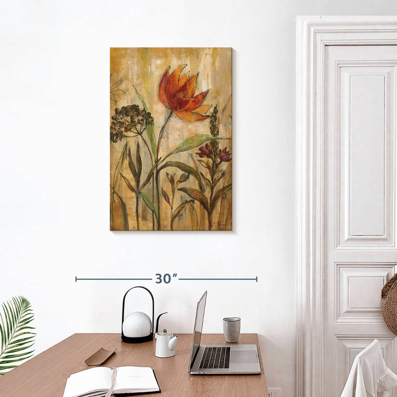 Harnek Aquarelle Garden I, 30" H x 20" W