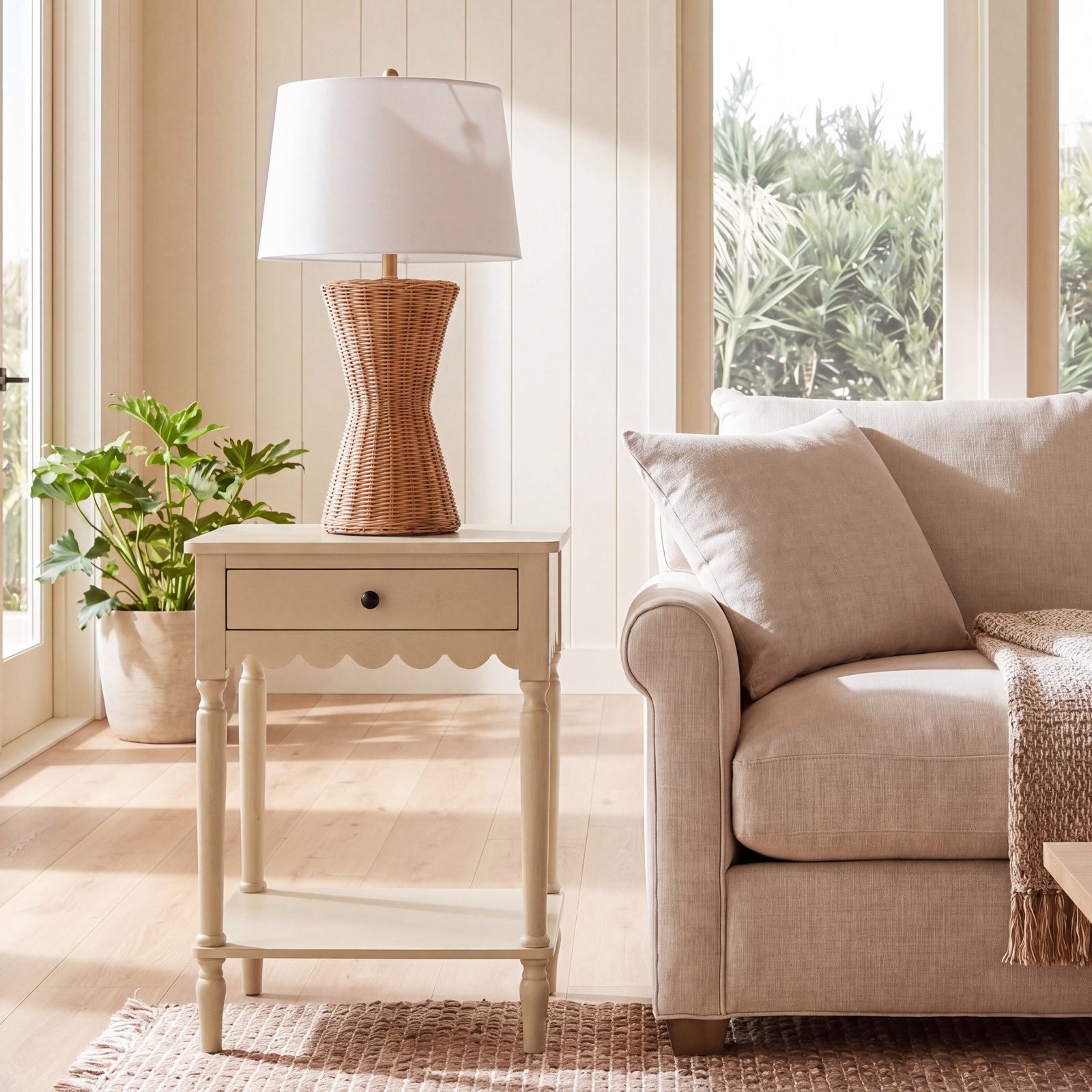 Branden 19" End Table, Natural