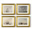Ensemble de 4 reproductions encadrées Vintage Nautical IV
