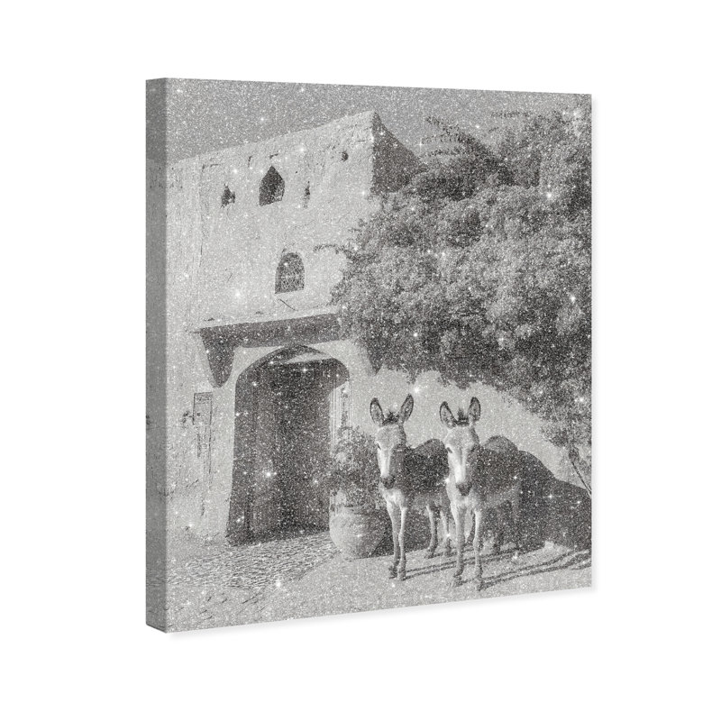 Morning Wait BW Print by Oliver Gal, 24"H x 20"W, Gallery Wrapped