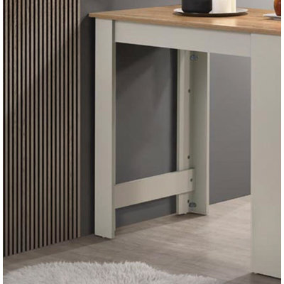47" Small Space Counter Height Dining Table with Cabinet and Drawer Storage