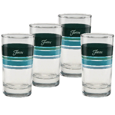 Fiesta Aegean Edgeline 7-Ounce Juice Glass Set of 4