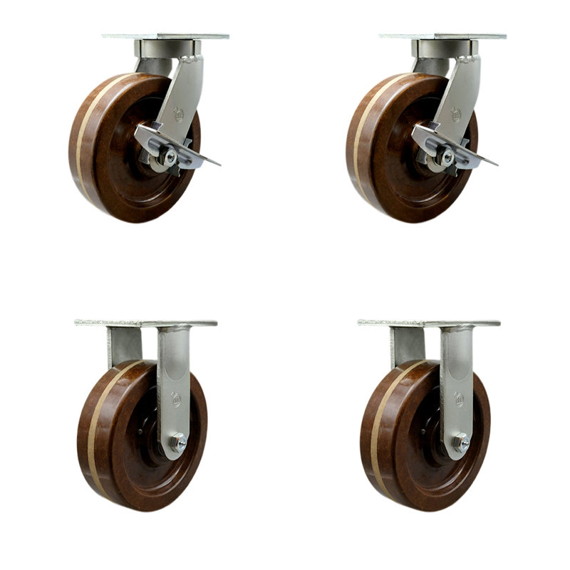 Ensemble de roulettes 4 pièces