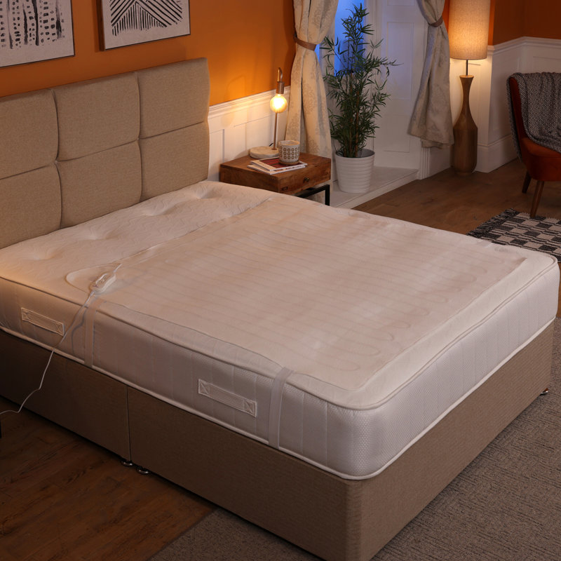 Slumberdown Sleepy Nights Electric Blanket – 3 Heat Settings, Machine Washable, Easy Fit Straps – Heated Underblanket