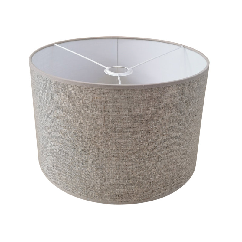 Araminta 1 - Light Drum Pendant, 27cm H x 45cm W x 45cm D, Dark Grey