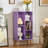 5 Cube Bookshelf 3-Tier Bookcase With Legs,Book Shelf Cute Storage Organizer,Free Standing Open Toy Shelves Wood Bookshelves,Display Bookcases For Bedroom,Living Room-18938598