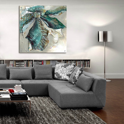  'The Lost Garden I' by Carla Jennings Art Acrylic Glass Wall Art, 36" x 36"