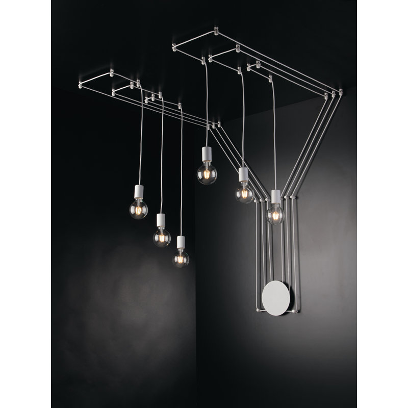 Camishia 6 - Light White Geometric Pendant