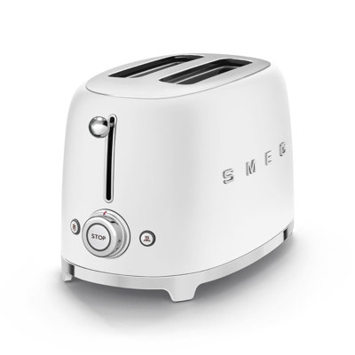 Smeg TSF01 50's Style Retro Two Slice Toaster - Matte Version