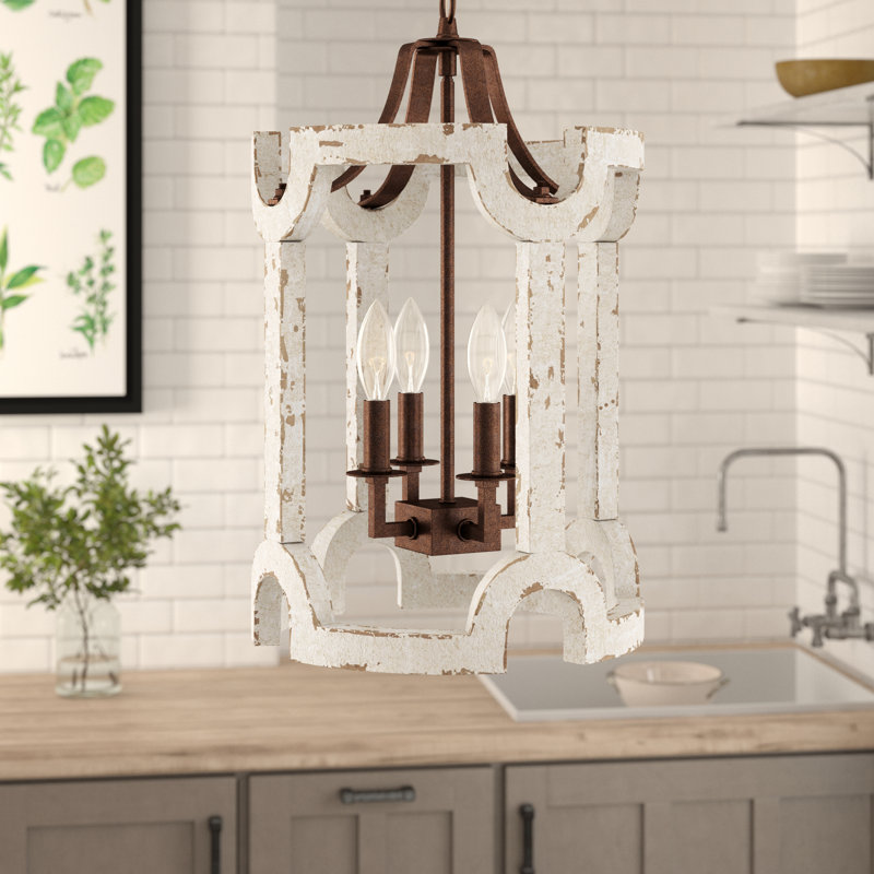 Bothel 4 - Light Bronze Lantern Pendant