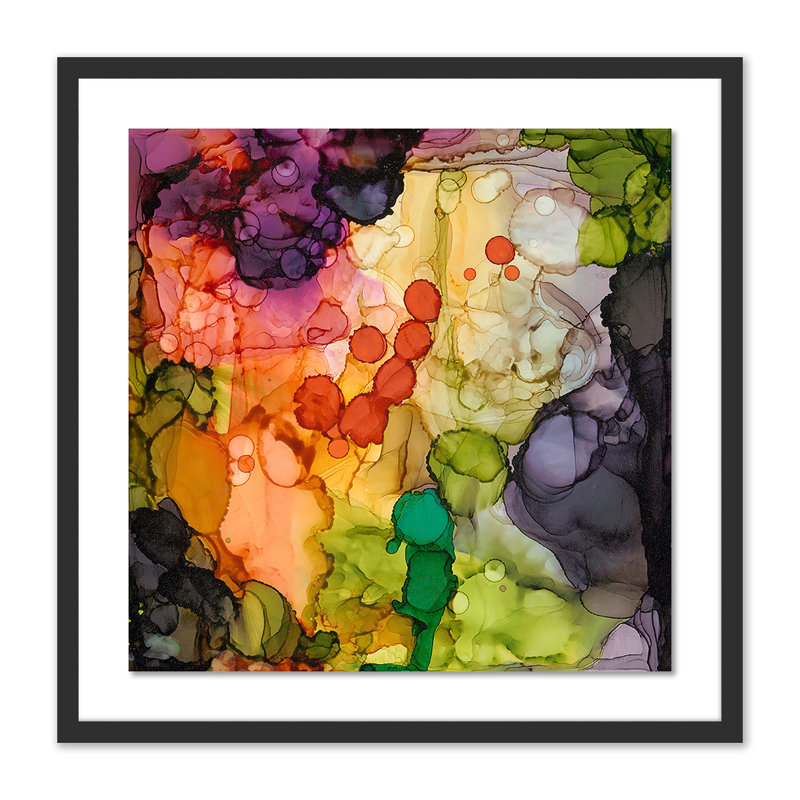 In The Deep Painting by Julie Pelaez, Black