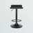 Moorehead 3-Piece Counter Height Dining Set in Black Finish, 33.3'' H X 15.1'' W X 15.1'' D