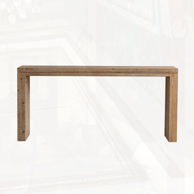 Console en bois massif