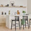  Tabouret de comptoir en bois massif 25 po