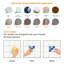 Metallic Self Adhesive Tile Stickers 15cm x 15cm-111516734