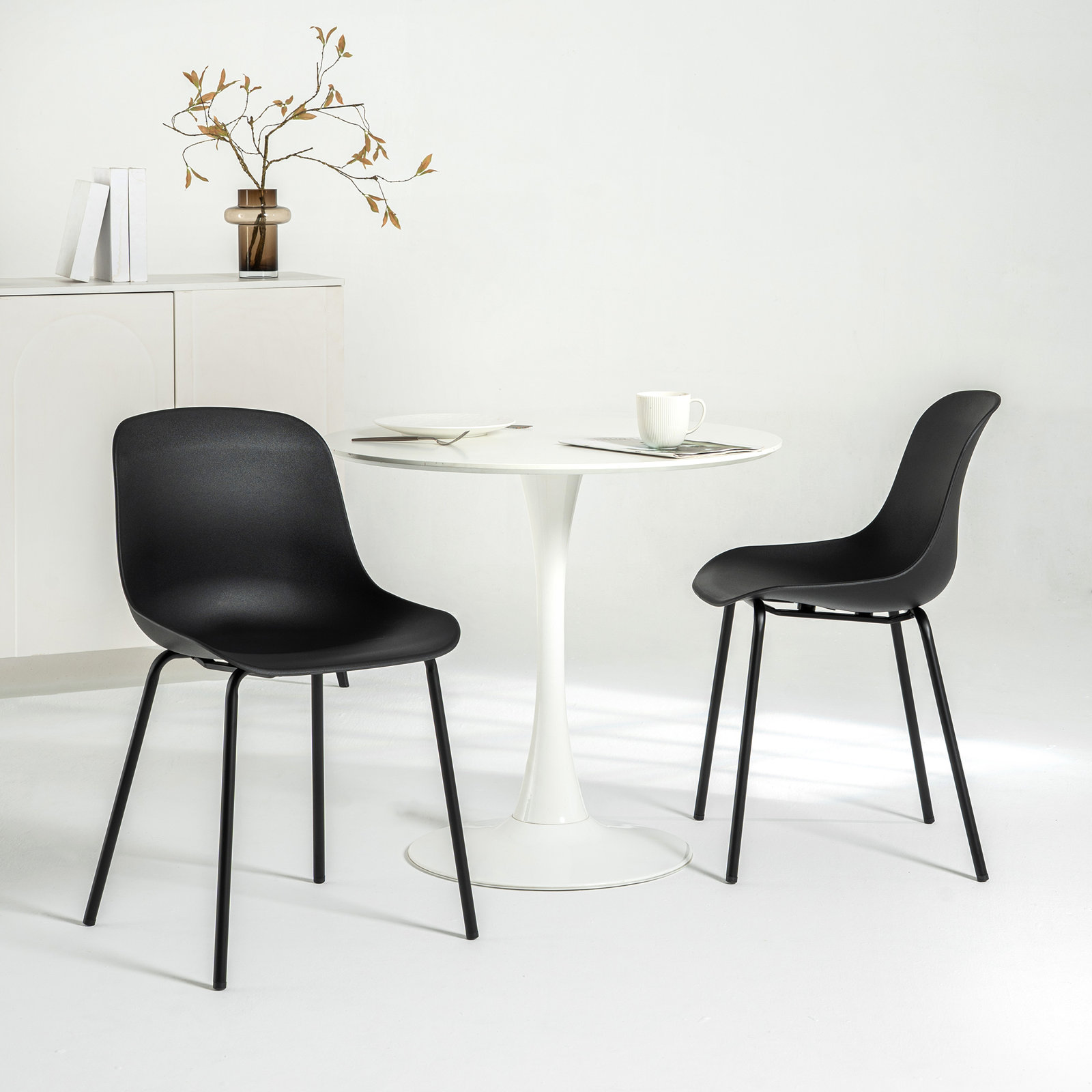 Meli Dining Chair, Black