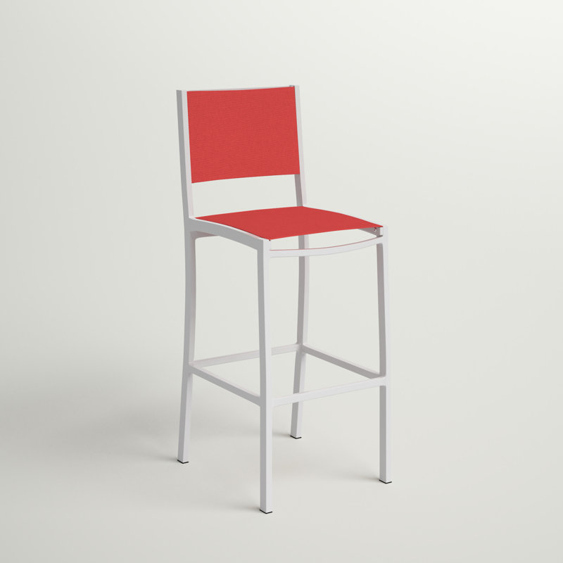 Tabouret de bar Travira, Rouge