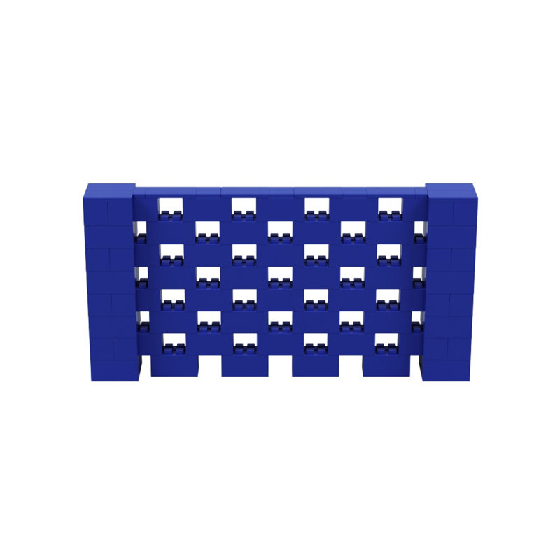 Ensemble mural 4 po de haut Everblock, Bleu, 96"