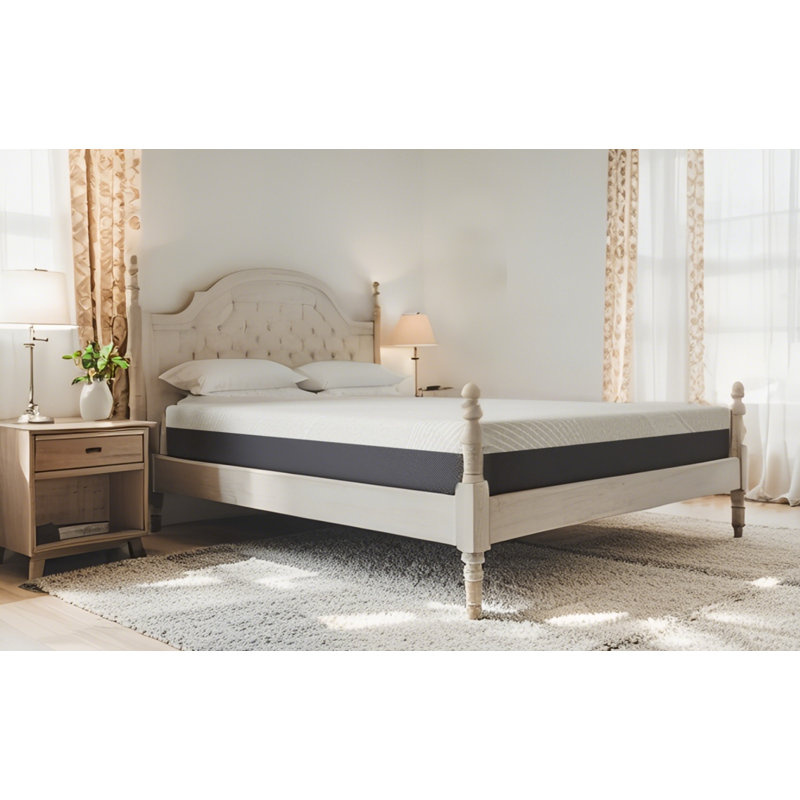 Grand matelas ferme en mousse viscoélastique gélifiée Queen, 12"