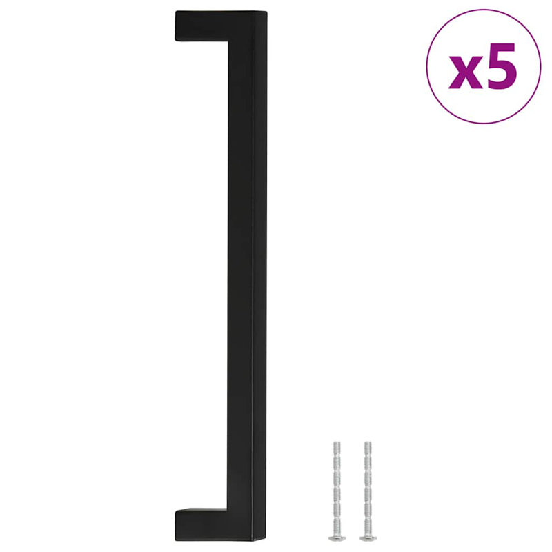 Candece Cabinet Handle, Black, 224 Mm