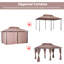 4m x 3m Pavillon Kattie Made of Steel