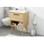 Meuble-lavabo multifonctionnel avec tiroir 24 po avec lavabo 24 po
